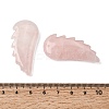 Natural Rose Quartz Pendants G-F820-01A-3
