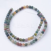 Natural Indian Agate Bead Strands G-G735-01F-4mm-2