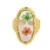 Brass Adjustable Rings for Women RJEW-G265-10G-D06-2