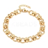 304 Stainless Steel Link Chain Bracelets for Women BJEW-H207-01E-G-4