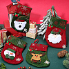 12Pcs 4 Styles Cloth Christmas Stocking Gift Bag Pendant Decoration FIND-SP0020-60A-4