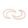 Eco-Friendly Brass Linking Rings KK-P155-64RG-NR-2