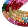 Dyed Natural White Jade Beads Strands X-G-H333-02B-5