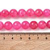 Dyed Natural Malaysia Jade Beads Strands G-G021-02C-24-2