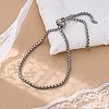 Tarnish Resistant Adjustable 304 Stainless Steel Slider Bracelets LS-BJEW-L653-002A-P-1