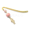 Japanese Style Maneki-neko Bookmark AJEW-JK00260-05-4