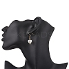 2 Pairs 304 Stainless Steel Plastic Pearl Dangle Earrings EJEW-JE06658-3