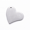 304 Stainless Steel Stamping Blank Tag Pendants STAS-D445-60-2