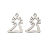 201 Stainless Steel Laser Cut Charms STAS-P428-10P-01-1