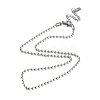 Non-Tarnish 304 Stainless Steel Ball Chain Necklace LS-NJEW-D045-03P-1