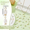40Pcs 2 Colors Natural Cultured Freshwater Pearl Potato Charms PALLOY-HY00044-2