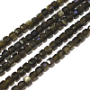 Natural Golden Sheen Obsidian Beads Strands LS-G-A026-B04-2mm-1