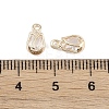 Brass with Glass Pendants KK-K351-34G-3