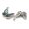 Brass Micro Pave Clear Cubic Zirconia Pendants KK-L211-020P-03-2