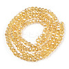 Electroplate Glass Beads Strands EGLA-A034-T2mm-A01-2