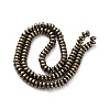 Electroplated Natural Lava Rock Beads Strands G-A256-E01-01A-3