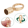 8Pcs Zinc Alloy Cord Ends FIND-AR0006-64G-3