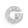 Alloy Slide Charms LS-ALRI-WH0005-09G-P-1