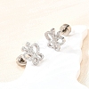 304 Stainless Steel Stud Earrings EJEW-H161-01P-C-3