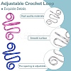 10Pcs 10 Colors Iron Crochet Tool IFIN-SZ0001-41-4