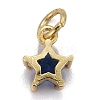 Brass Micro Pave Cubic Zirconia Pendants KK-P192-10-G04-2