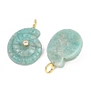 Natural Amazonite Pendants G-H353-02G-08-2