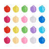 Yilisi 500Pcs 10 Colors Transparent Frosted Acrylic Pendants MACR-YS0001-03-1