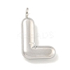 Non-Tarnish 304 Stainless Steel Pendants STAS-C102-15P-L-1