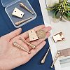 3Pcs Iron Bolo Tie Slide Clasps FIND-ANB0003-18LG-3
