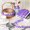 Satin Organza Pleated Ribbons ORIB-GF0001-06B-4