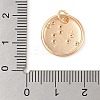 Brass with Clear Cubic Zirconia Pendants KK-N256-24E-G-3