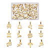 304 Stainless Steel Pendants STAS-BT0001-06G-1