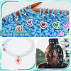 12Pcs 4 Colors Plastic Pendant Stitch Markers HJEW-NB00047-4