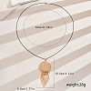 Elegant Zinc Alloy Tassel Pendant Long Necklaces for Street Party ZC8760-6