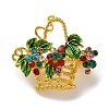 Fashion Golden Zinc Alloy Enamel Pins JEWB-D068-01G-03-1