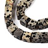 Natural Dalmatian Jasper Beads Strands G-T139-6x6-17A-3