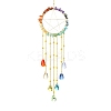 Teardrop Glass Pendant Decoration HJEW-JM02120-1