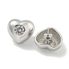 Brass Micro Pave Cubic Zirconia Stud Earrings for Women EJEW-E312-01D-P-2