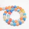 Natural Weathered Agate Beads Strands G-G589-10mm-11-3