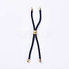 Nylon Twisted Cord Bracelet Making MAK-F018-04G-RS-2