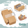 Square Paper Storage Gift Boxes with Clear Visible Window CON-WH0095-65A-2