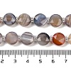 Natural Botswana Agate Beads Strands G-C116-A65-01-5