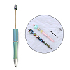 UV Plated Plastic Ball-Point Pen AJEW-C038-03G-1