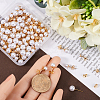 120Pcs 3 Size Iron Stud Earring Findings STAS-SP0001-51G-3