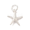 925 Sterling Silver Sea Animal Starfish Charms FIND-U013-16S-1