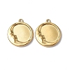 Ion Plating(IP) 304 Stainless Steel Pendants LS-STAS-C066-09G-2