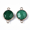 White Jade Links Connectors G-N326-86A-03-2