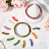 100Pcs Opaque Acrylic Beads MACR-SP0001-84-3