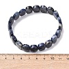 Natural Sodalite Faceted Beaded Stretch Bracelets for Women BJEW-K251-07C-5