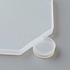 Octagon Lid Silicone Molds LS-AJEW-D046-18-4